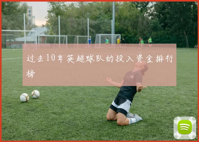 过去10年英超球队的投入资金排行榜